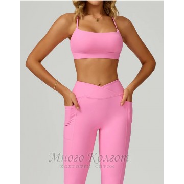 Женский спортивный комплект Leggings + Top model 156
